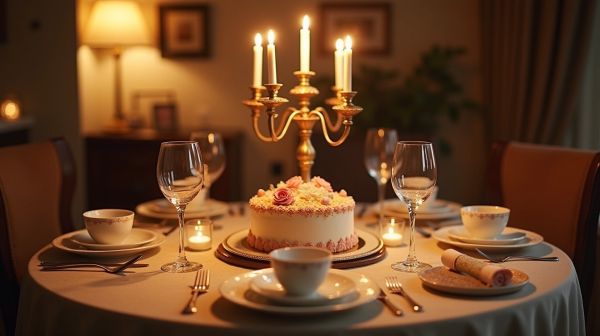 Réussir un anniversaire à domicile avec un traiteur adapté