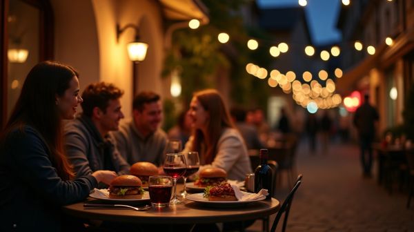 Soirée entre amis à Annecy : organiser une commande de burgers